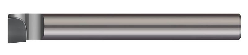 TBBCL-375-008 Boring Bar - Brazed, .463" Min Bore Dia, .313" Width, 1/4" Length, .2755" Offset, 3/8" Shank Dia, 6" OAL, Uncoated